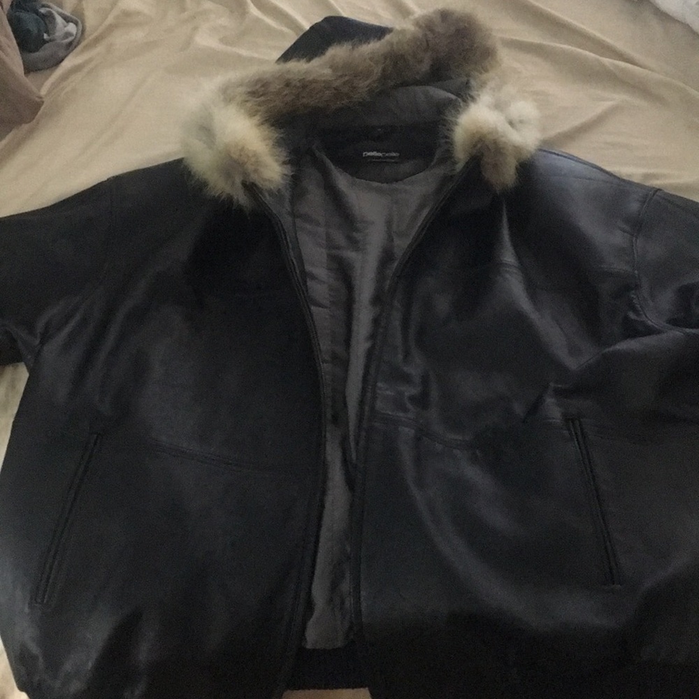 Pelle Pelle leather winter coat